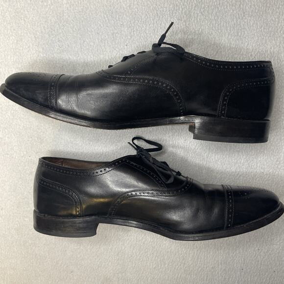 Allen Edmonds Yorktown 10985 Black Leather Cap Toe Dress Shoes Men\'s Size 11.5 D main image 15
